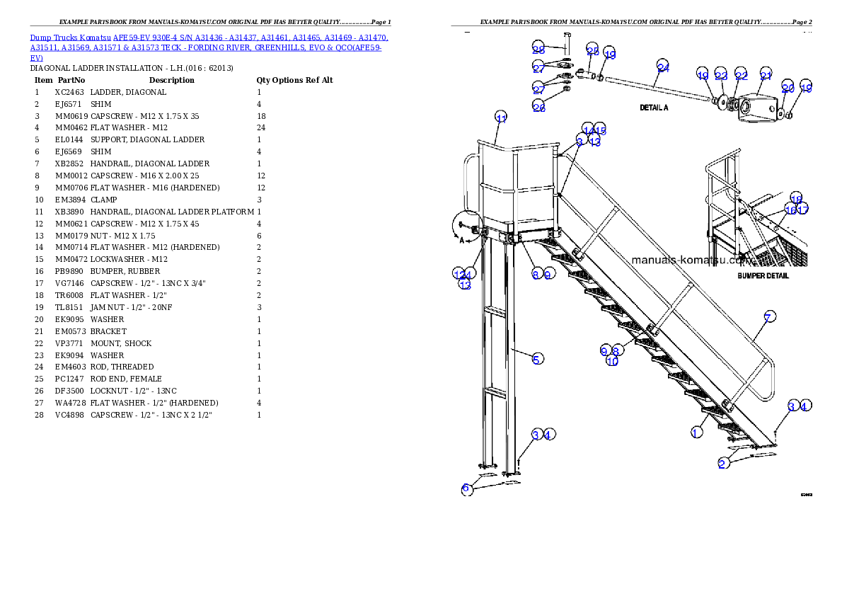 Protected: AFE59-EV 930E-4 S/N A31436 – A31437, A31461, A31465, A31469 – A31470, A31511, A31569, A31571 & A31573  TECK – FORDING RIVER, GREENHILLS, EVO & QCO Partsbook