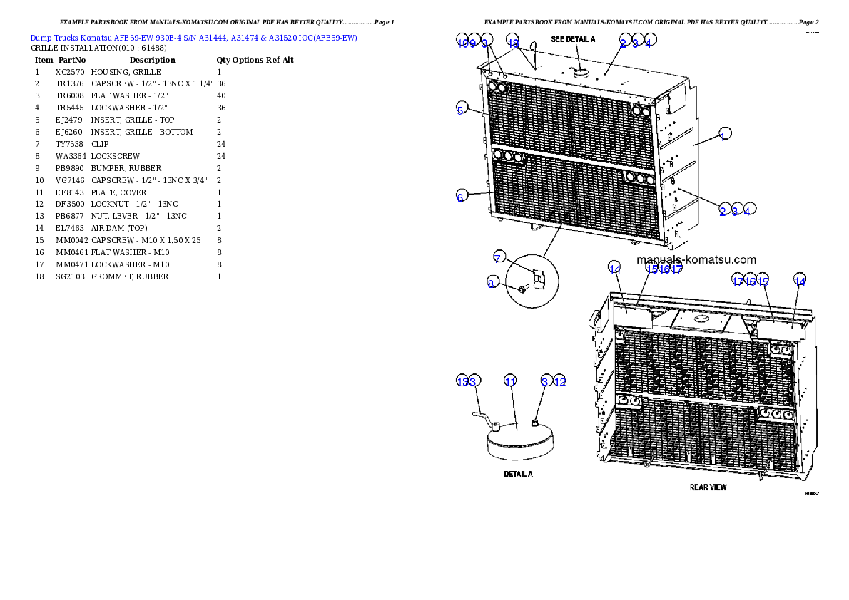 Protected: AFE59-EW 930E-4 S/N A31444, A31474 & A31520  IOC Partsbook