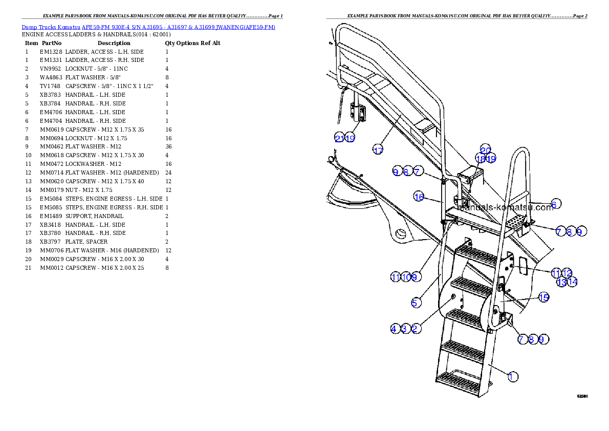 Protected: AFE59-FM 930E-4 S/N A31695 – A31697 & A31699  JWANENG Partsbook