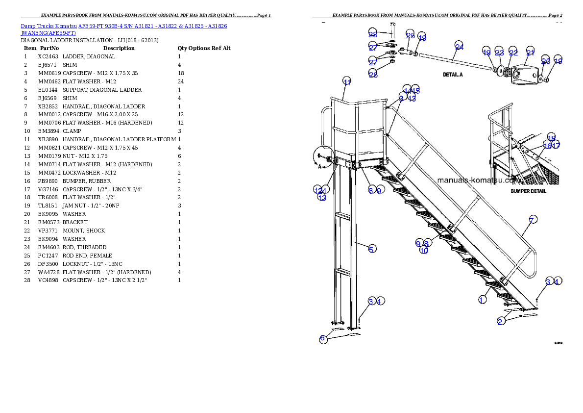 Protected: AFE59-FT 930E-4 S/N A31821 – A31822 & A31825 – A31826  JWANENG Partsbook
