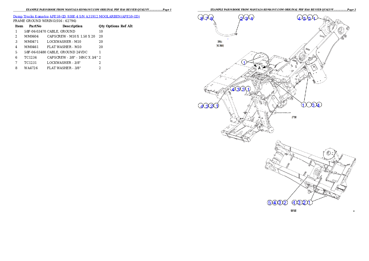 Protected: AFE59-GD 930E-4 S/N A31912  MOOLARBEN Partsbook