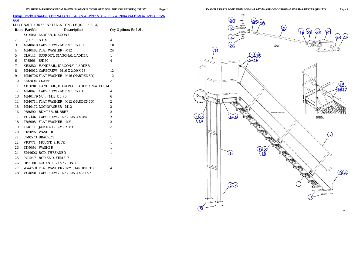 Protected: AFE59-GQ 930E-4 S/N A31997 & A32001 – A32004  VALE MOATIZE Partsbook