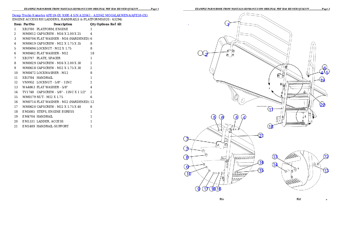Protected: AFE59-GX 930E-4 S/N A32041 – A32042 MOGALAKWENA Partsbook