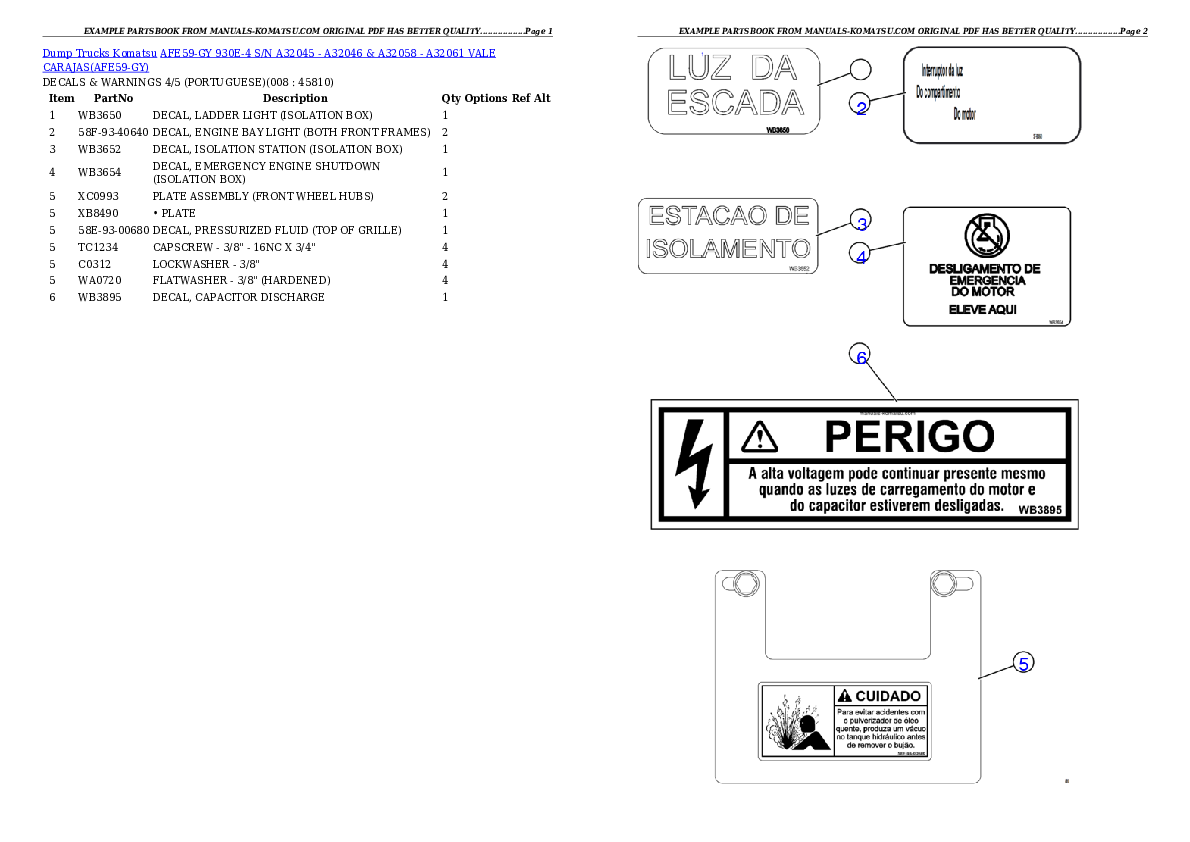 Protected: AFE59-GY 930E-4 S/N A32045 – A32046 & A32058 – A32061 VALE CARAJAS Partsbook