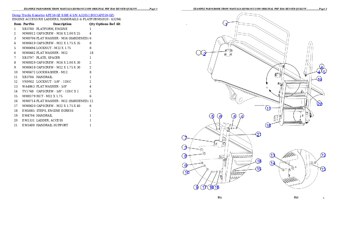 Protected: AFE59-GZ 930E-4 S/N A32051 BGC Partsbook