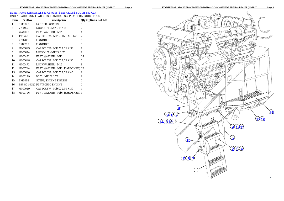 Protected: AFE59-GZ 930E-4 S/N A32051 BGC Partsbook