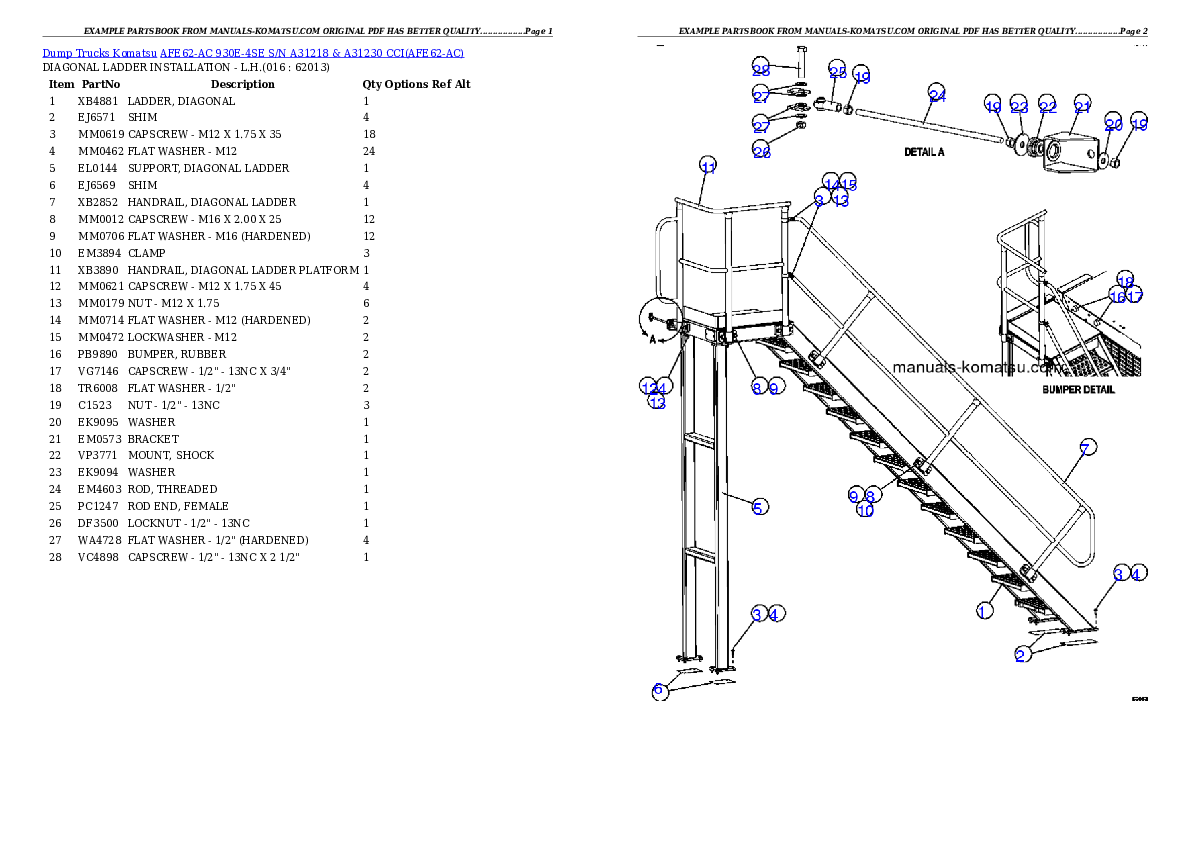 Protected: AFE62-AC 930E-4SE S/N A31218 & A31230    CCI Partsbook