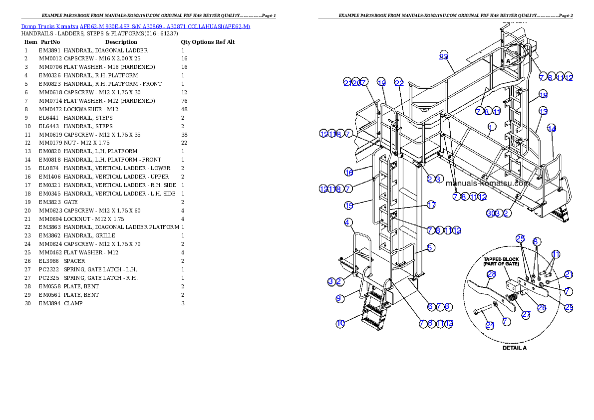 Protected: AFE62-M 930E-4SE S/N A30869 – A30871     COLLAHUASI Partsbook