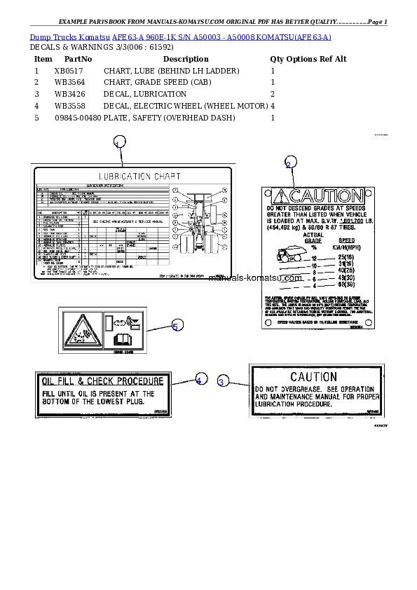 Protected: AFE63-A 960E-1K S/N A50003 – A50008   KOMATSU Partsbook