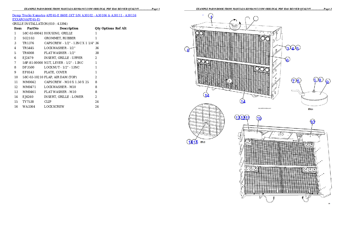 Protected: AFE65-E 860E-1KT S/N A30102 – A30106 & A30111 – A30116  EXXARO Partsbook