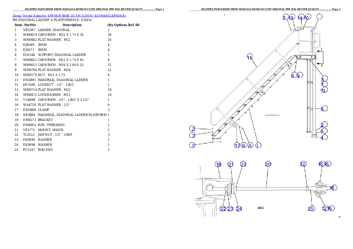 Protected: AFE66-B 860E-1K S/N A30101 ASSMANG Partsbook