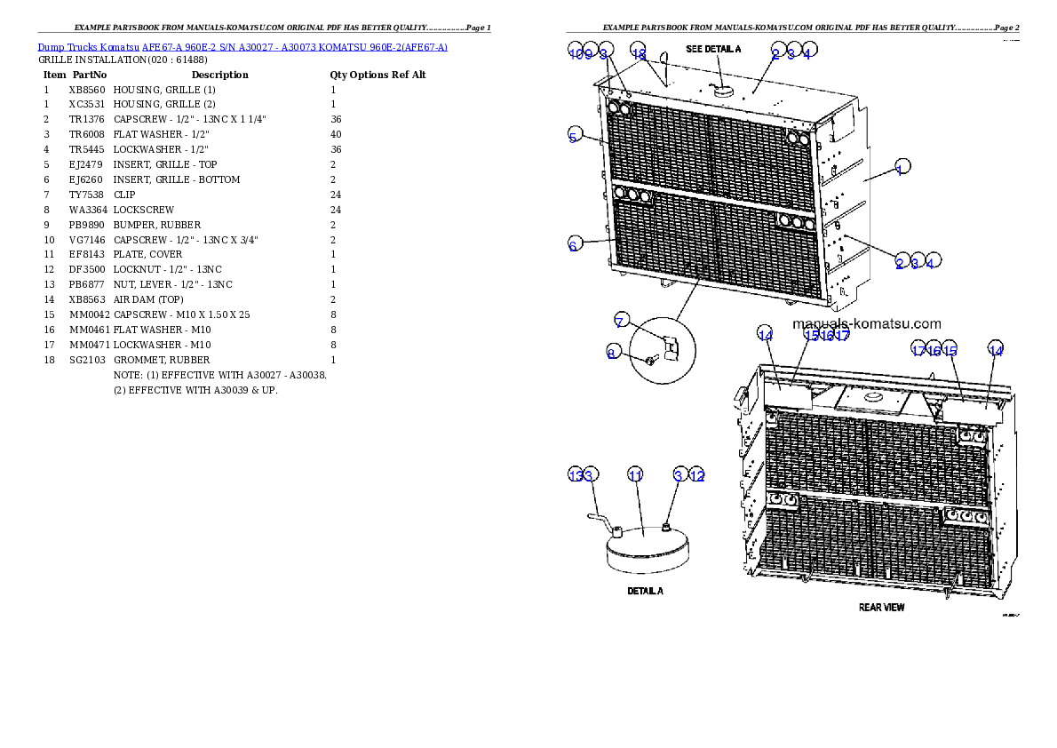 Protected: AFE67-A 960E-2 S/N A30027 – A30069  HAIL CREEK / ESCONDIDA Partsbook