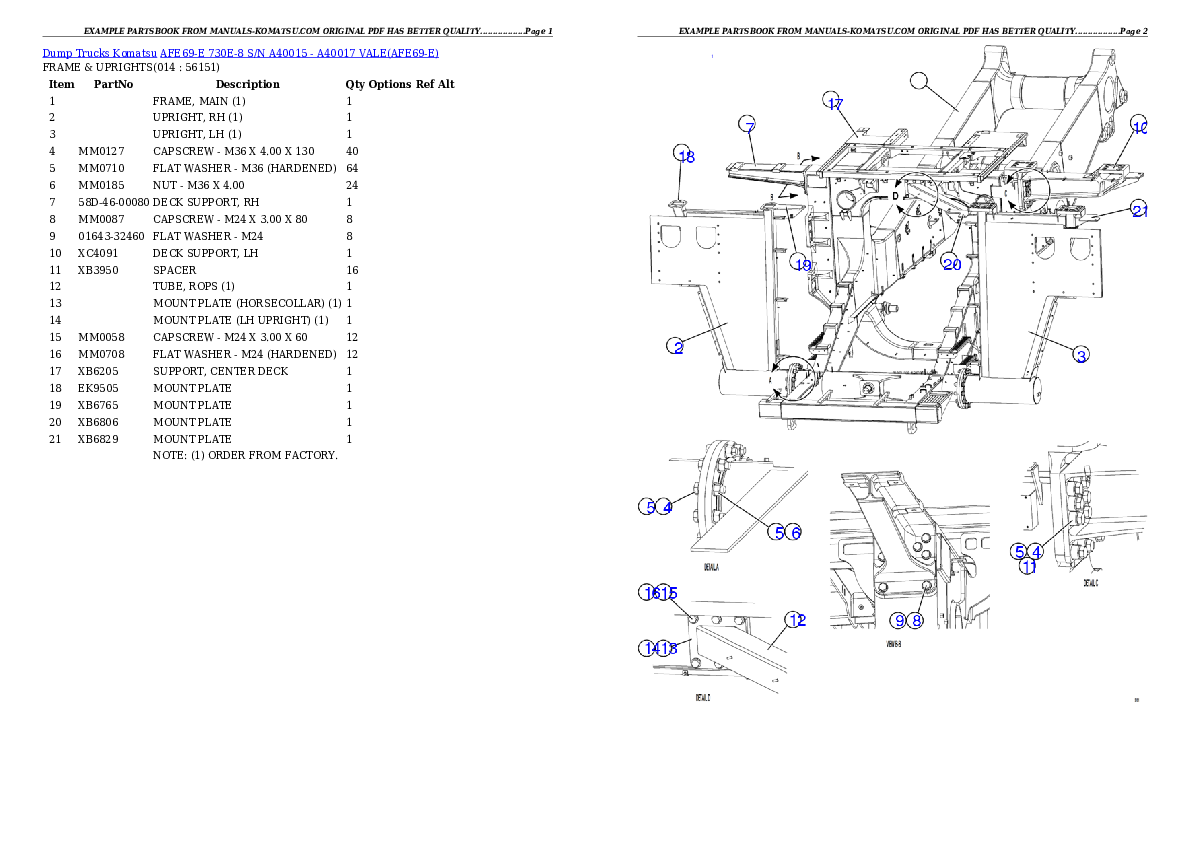 Protected: AFE69-E 730E-8 S/N A40015 – A40017  VALE Partsbook