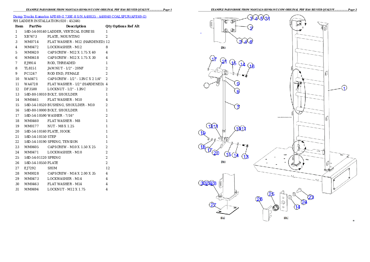 Protected: AFE69-G 730E-8 S/N A40035 – A40040  COALSPUR Partsbook