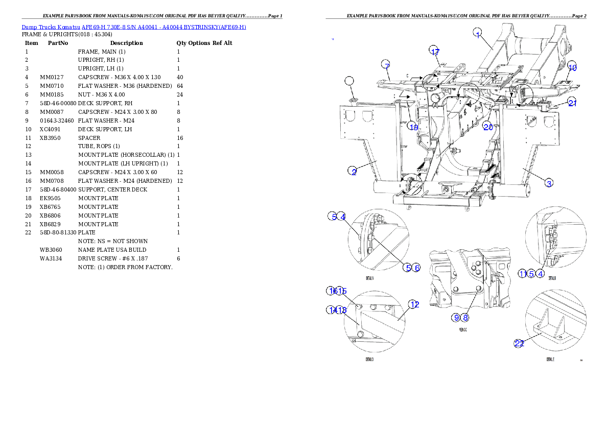 Protected: AFE69-H 730E-8 S/N A40041 – A40044 BYSTRINSKY Partsbook