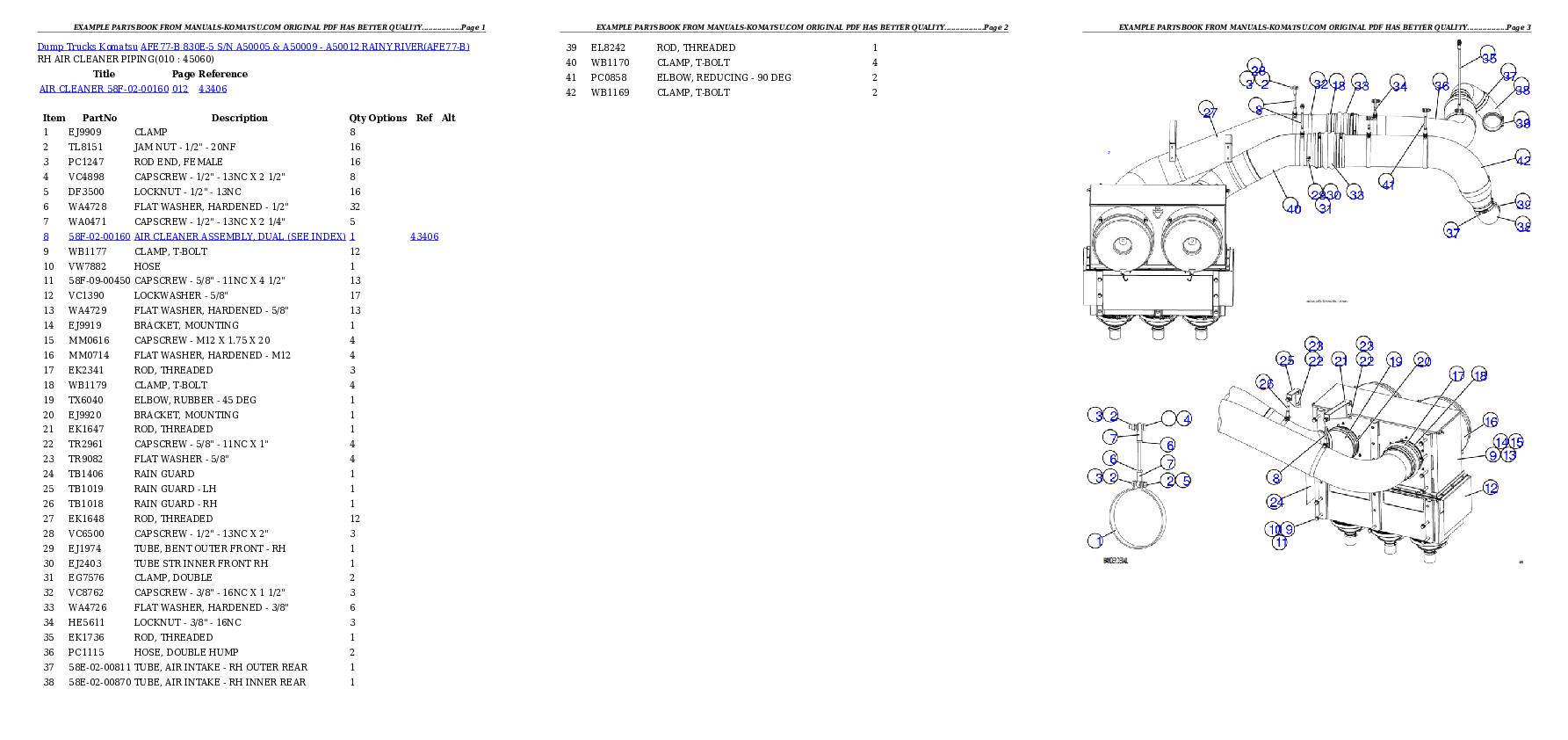 Protected: AFE77-B 830E-5 S/N A50005 & A50009 – A50012 RAINY RIVER Partsbook