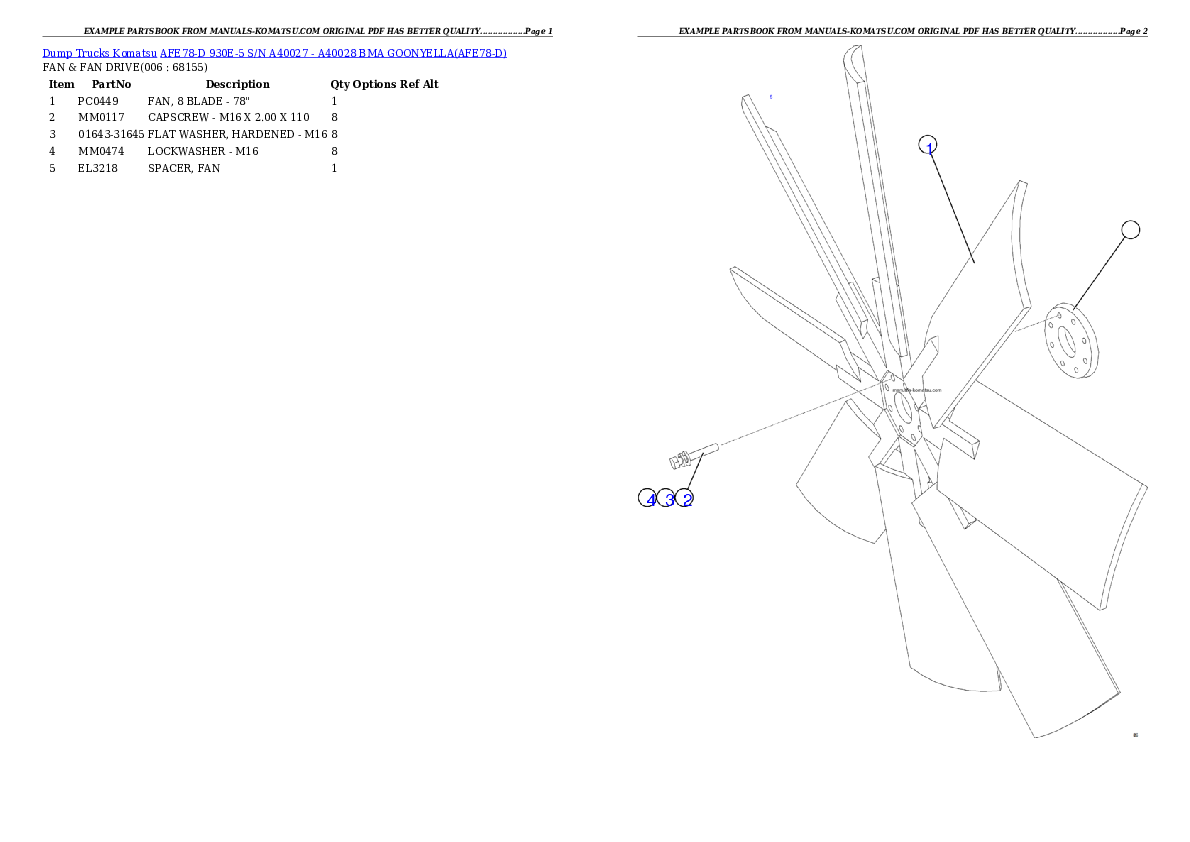 Protected: AFE78-D 930E-5 S/N A40027 – A40028 BMA GOONYELLA Partsbook