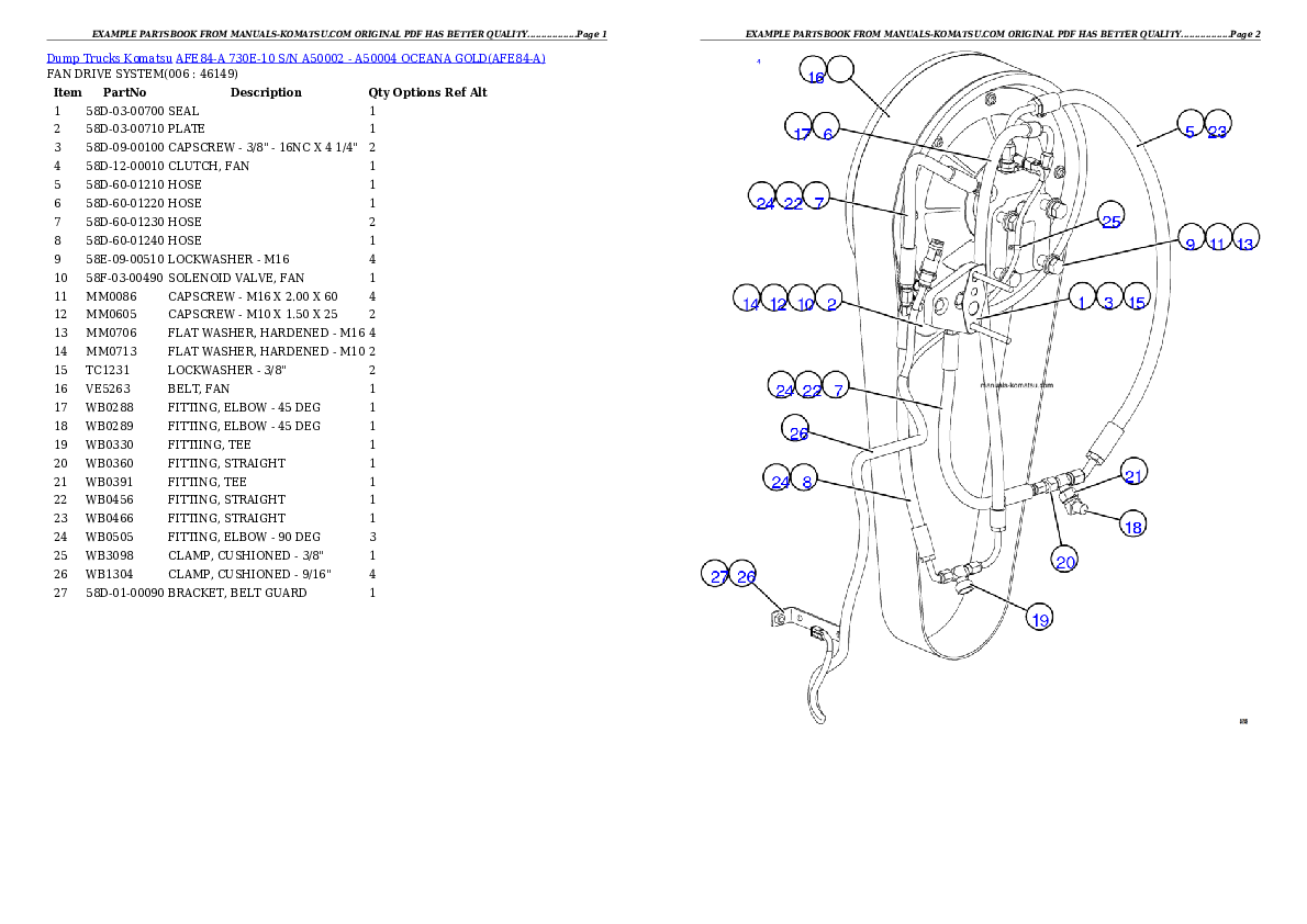 Protected: AFE84-A 730E-10 S/N A50002 – A50004  OCEANA GOLD Partsbook