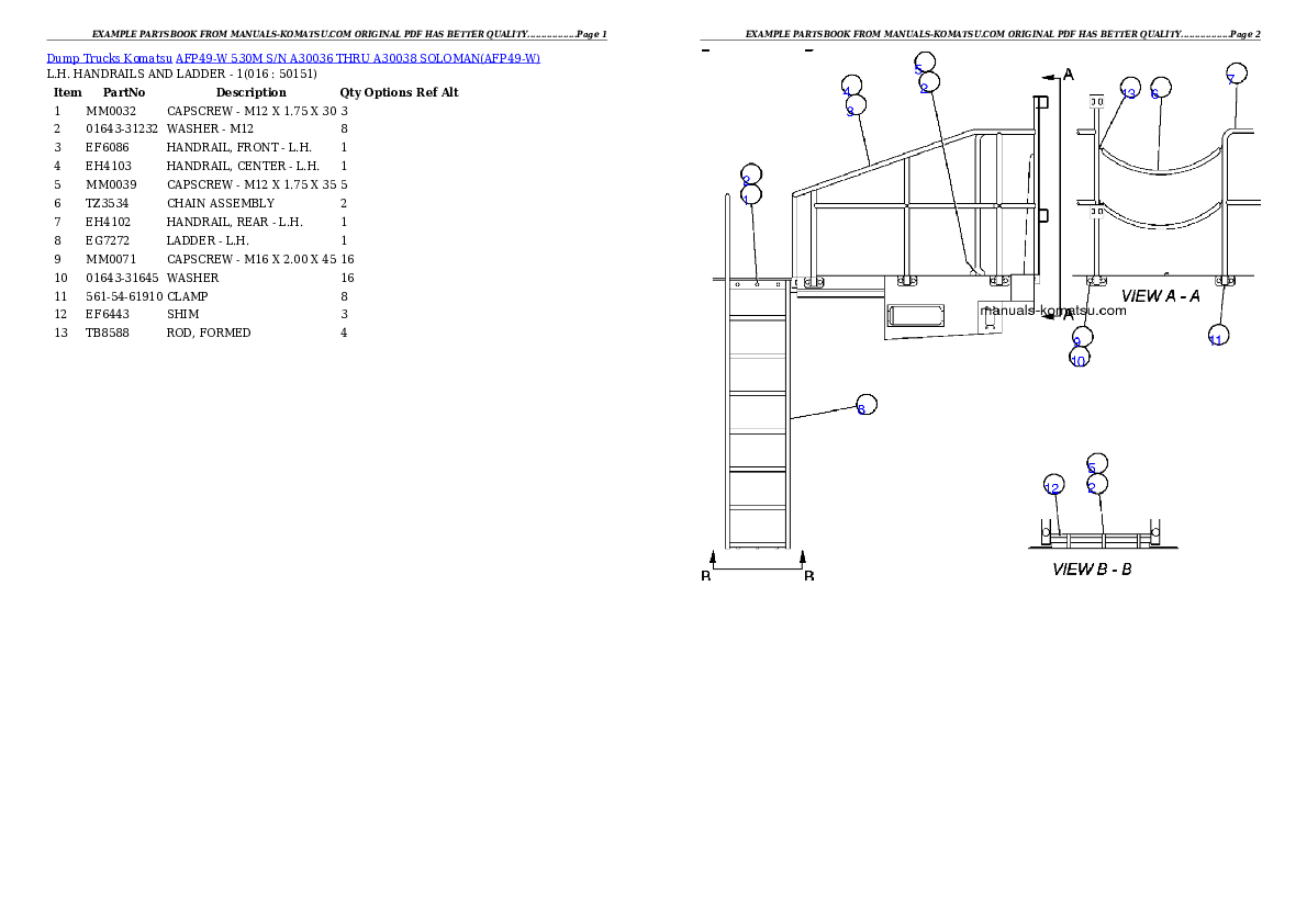 Protected: AFP49-W  530M  S/N A30036 THRU A30038 SOLOMAN Partsbook
