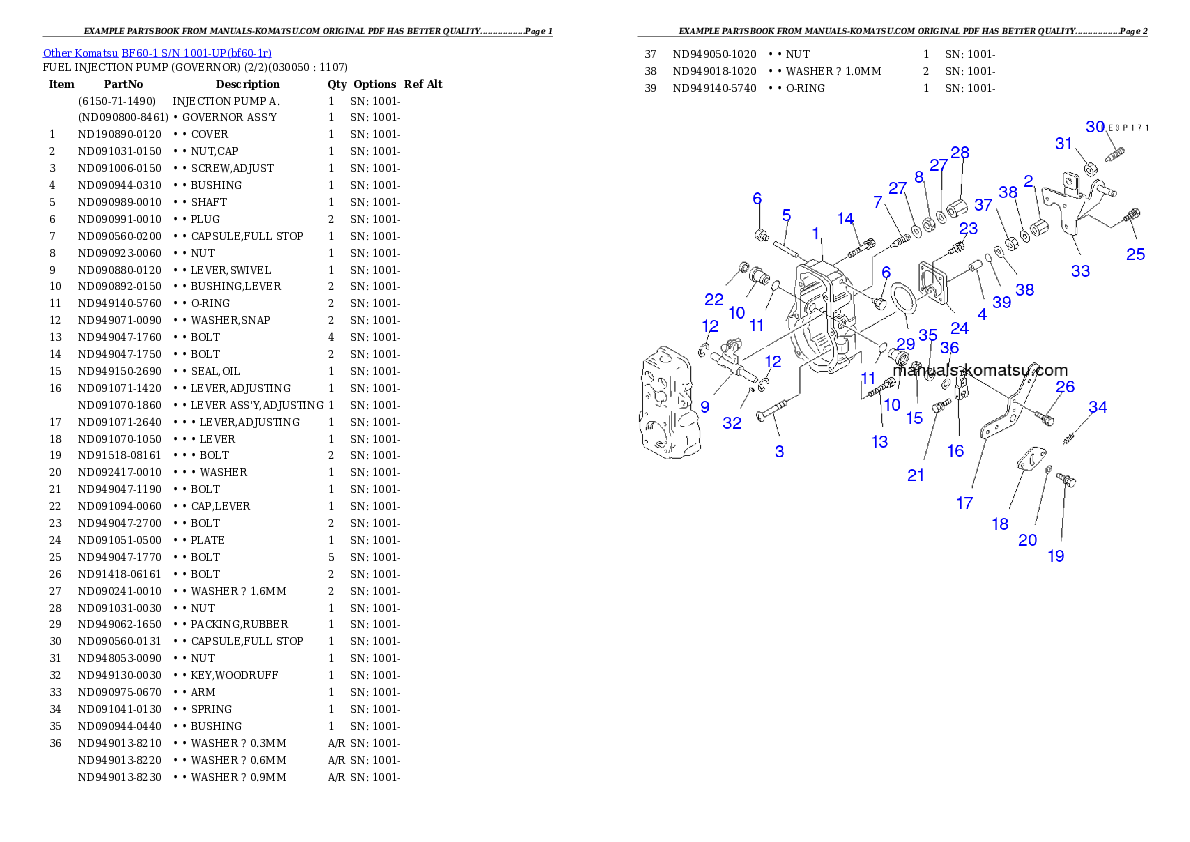 Protected: BF60-1 S/N 1001-UP Partsbook