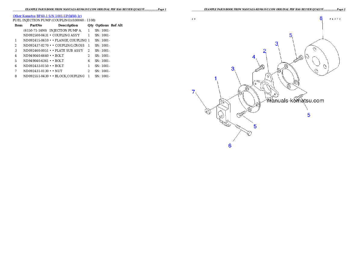 Protected: BF60-1 S/N 1001-UP Partsbook