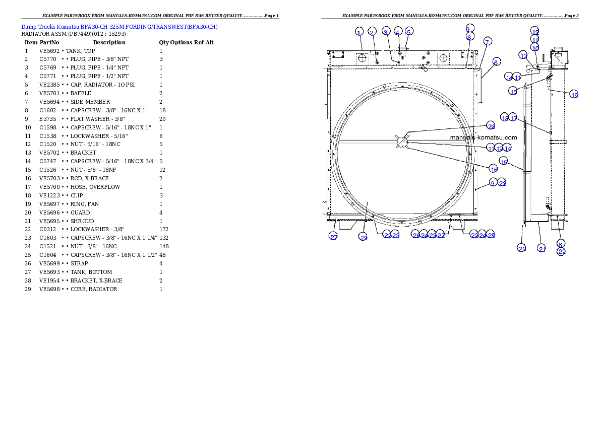 Protected: BFA30-CH 325M                 FORDING/TRANSWEST Partsbook