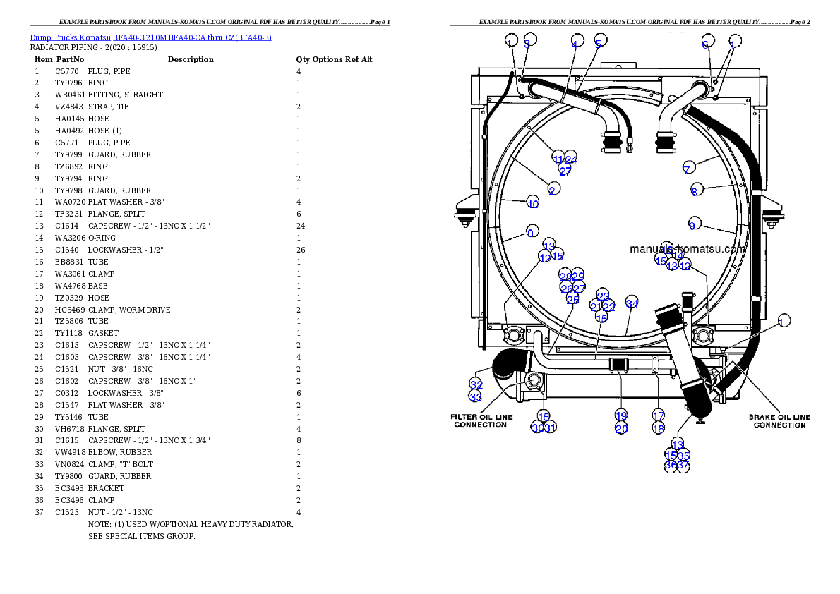 Protected: BFA40-3  210M  BFA40-CA thru CZ Partsbook