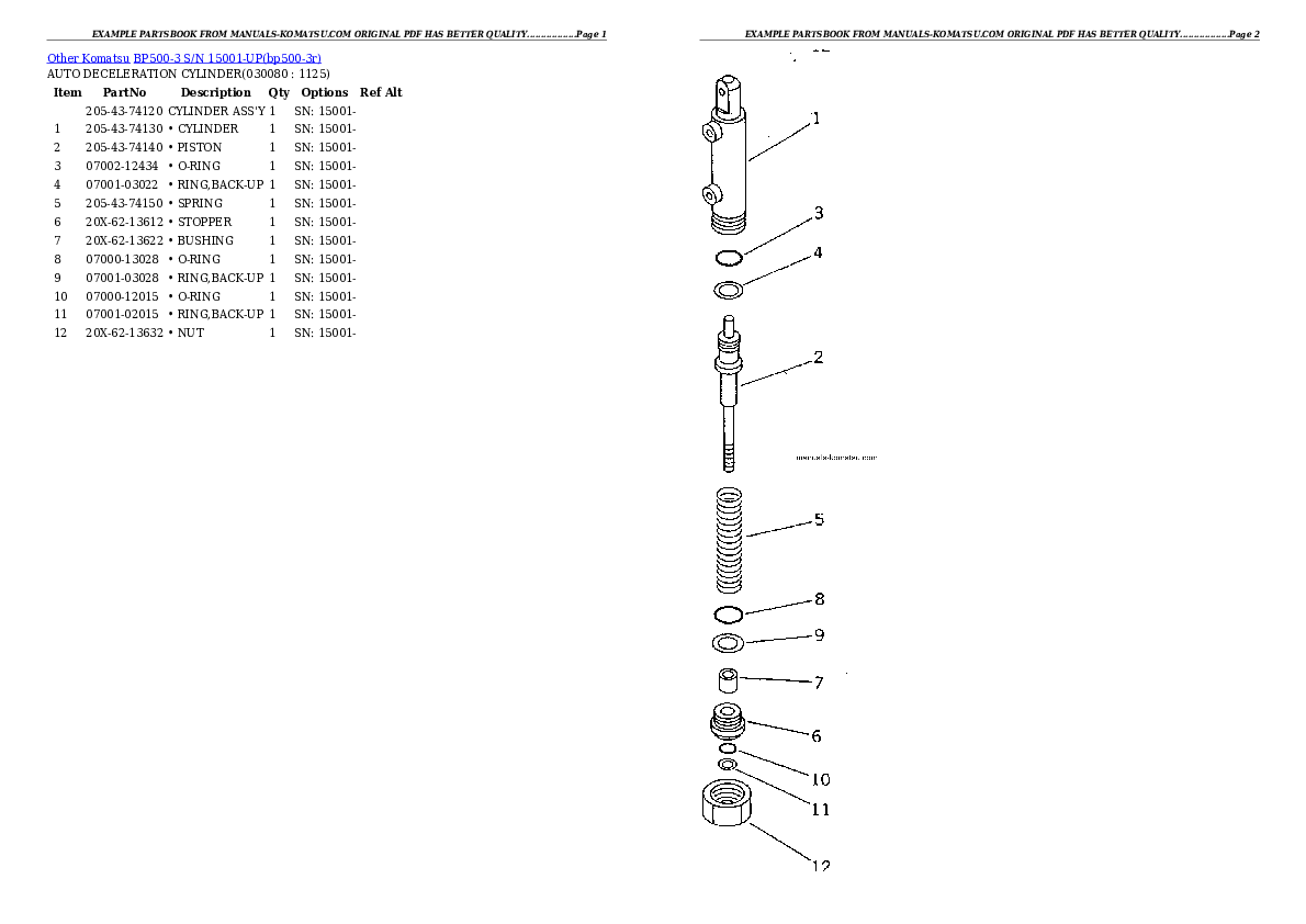 Protected: BP500-3 S/N 15001-UP Partsbook