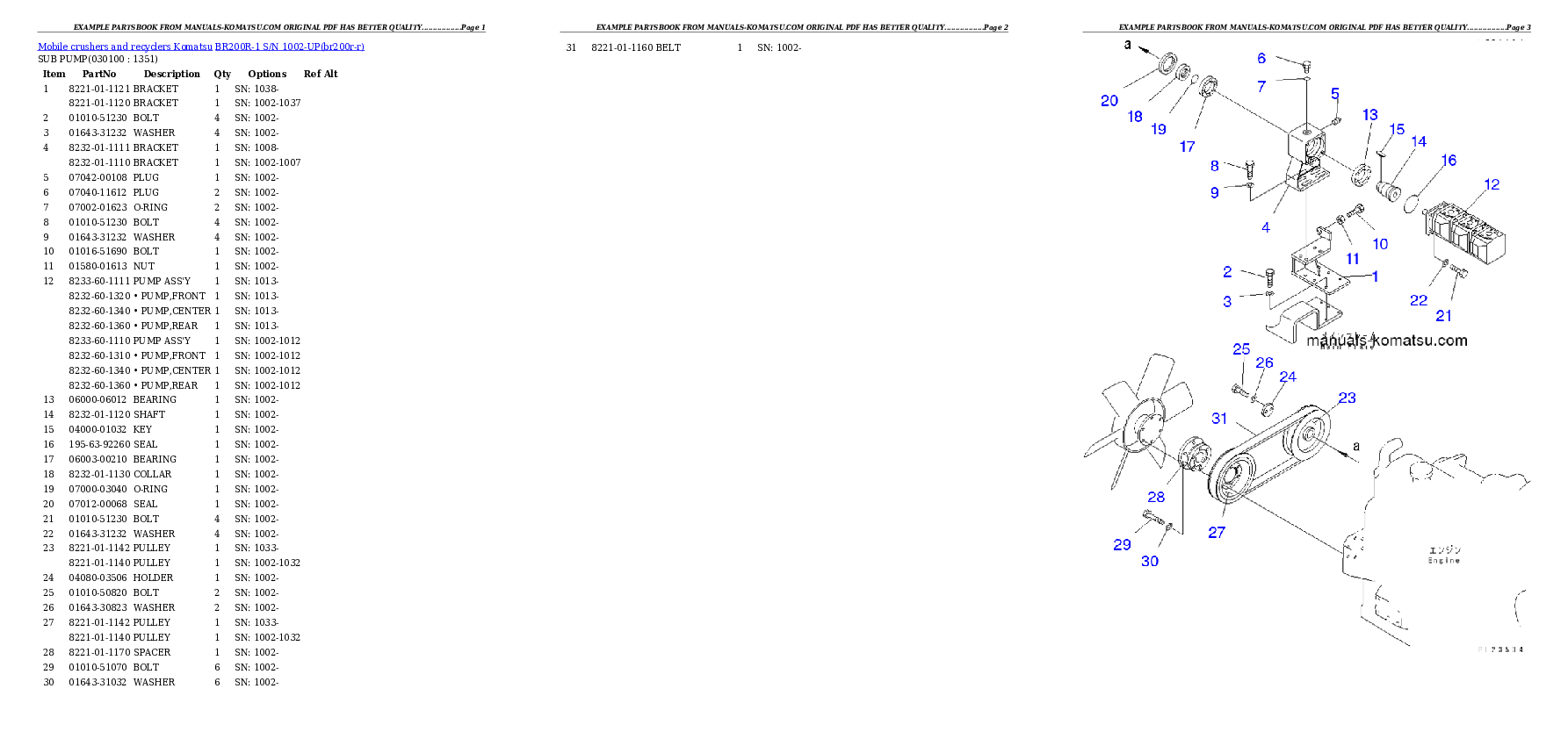 Protected: BR200R-1 S/N 1002-UP Partsbook