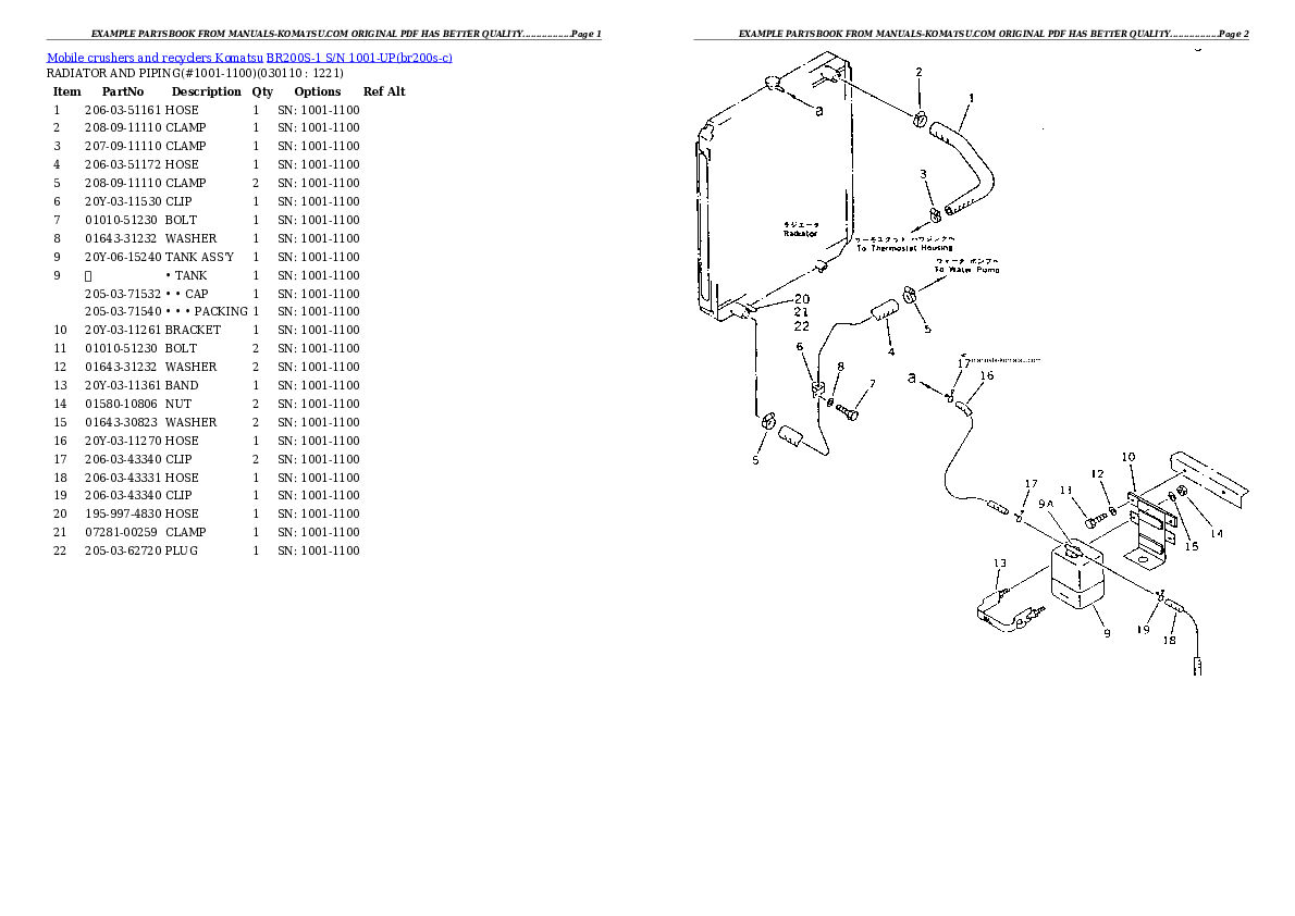 Protected: BR200S-1 S/N 1001-UP Partsbook