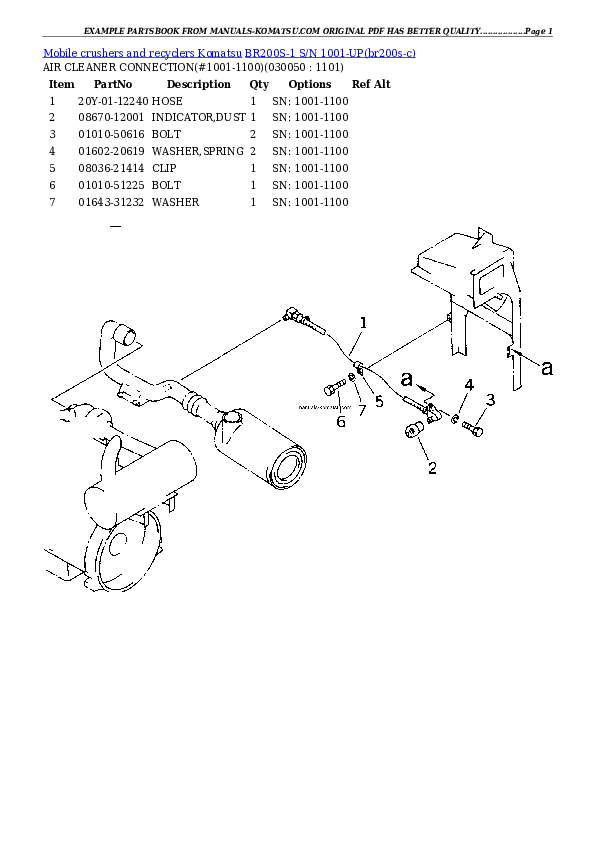 Protected: BR200S-1 S/N 1001-UP Partsbook