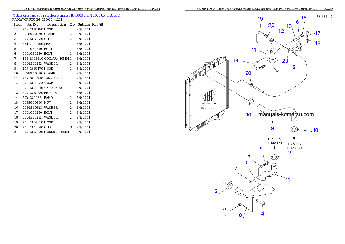 Protected: BR300S-1 S/N 1001-UP Partsbook