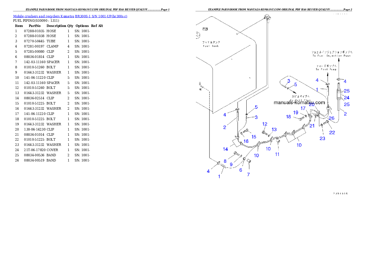 Protected: BR300S-1 S/N 1001-UP Partsbook