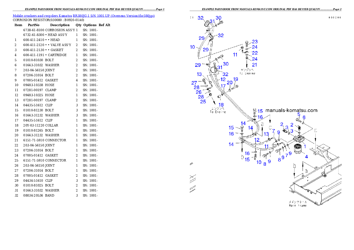 Protected: BR380JG-1 S/N 1001-UP (Overseas Version) Partsbook