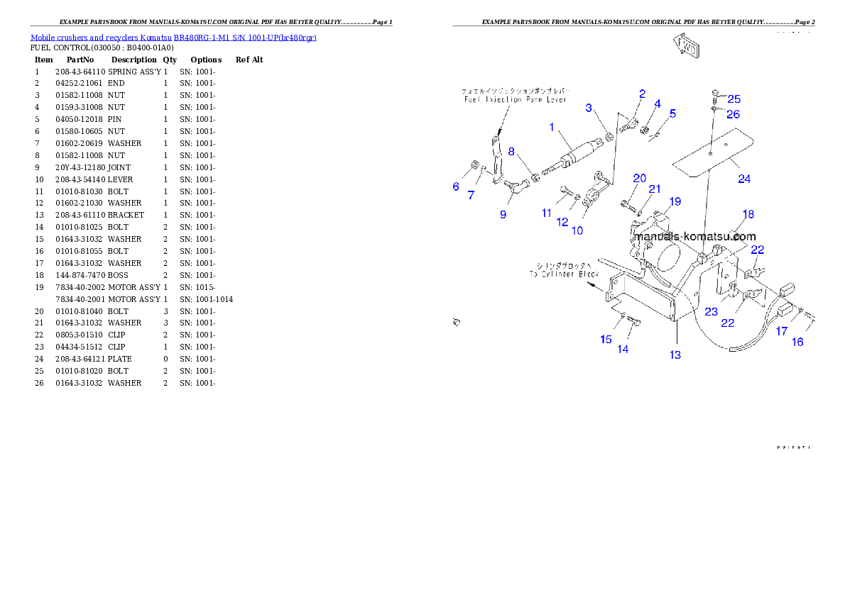 Protected: BR480RG-1-M1 S/N 1001-UP Partsbook