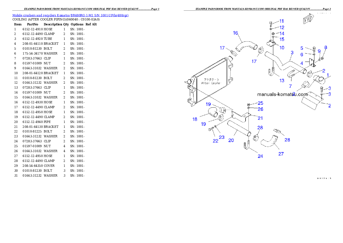 Protected: BR480RG-1-M1 S/N 1001-UP Partsbook
