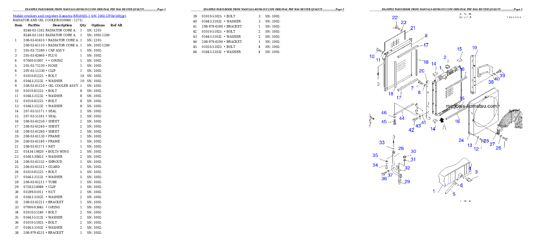 Protected: BR500JG-1 S/N 1002-UP Partsbook