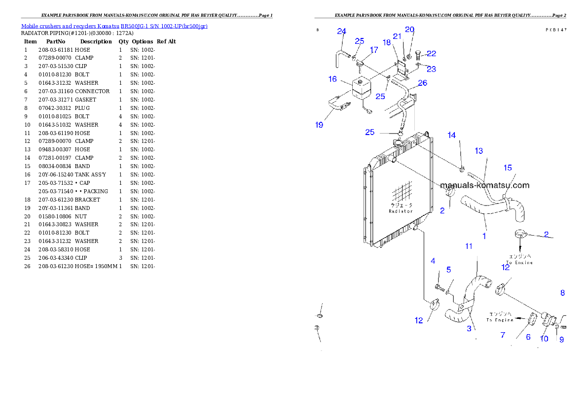 Protected: BR500JG-1 S/N 1002-UP Partsbook