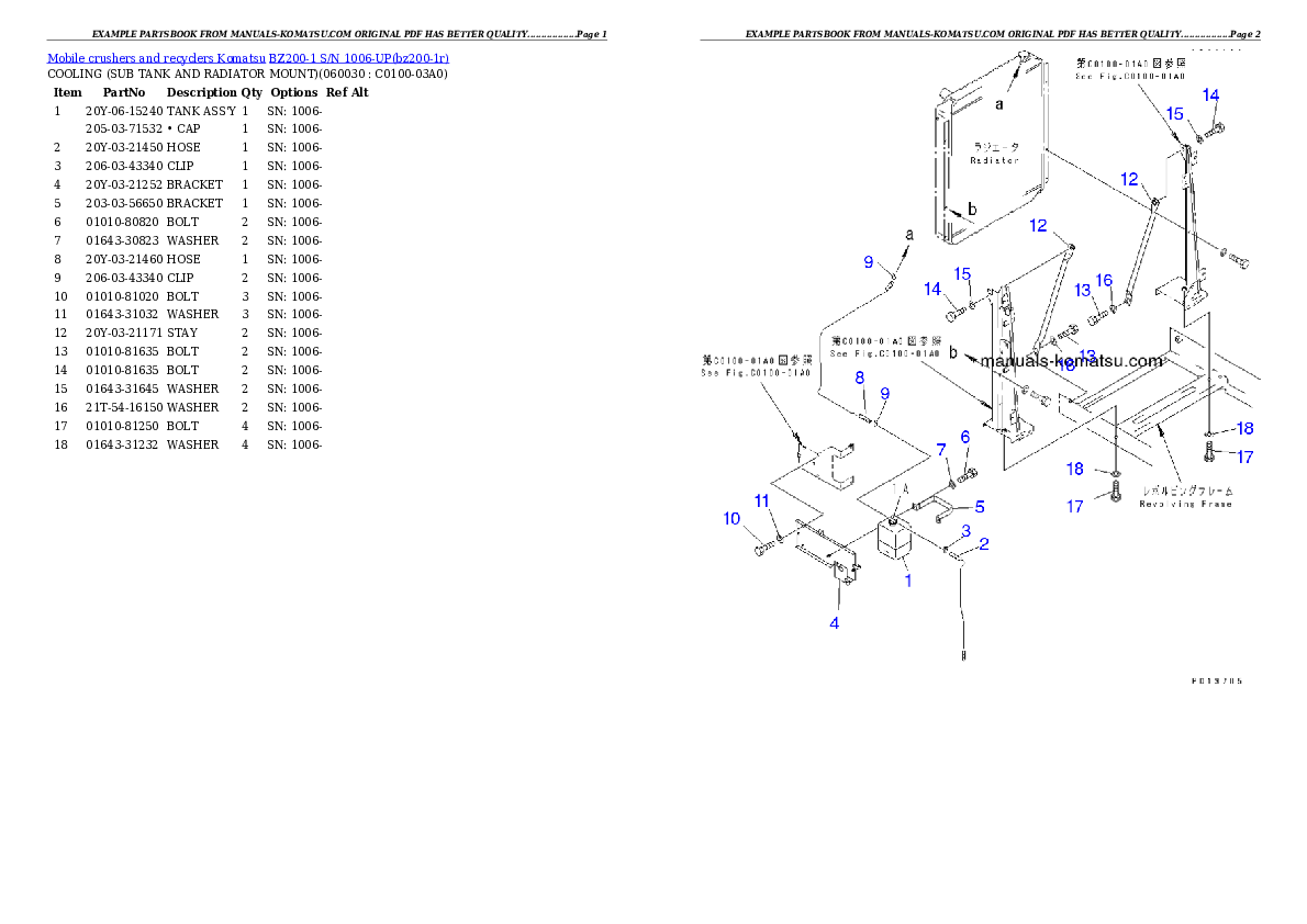 Protected: BZ200-1 S/N 1006-UP Partsbook
