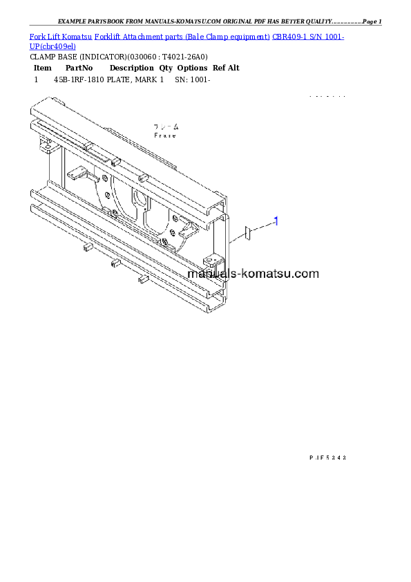 Protected: CBR409-1 S/N 1001-UP Partsbook