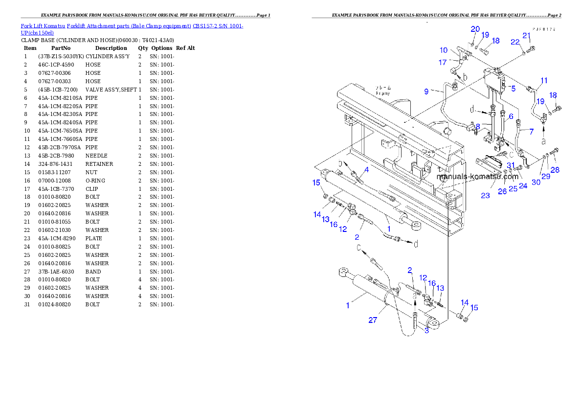 Protected: CBS157-2 S/N 1001-UP Partsbook