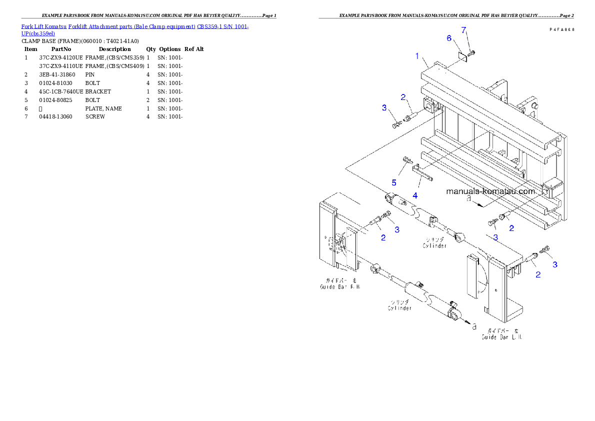 Protected: CBS359-1 S/N 1001-UP Partsbook