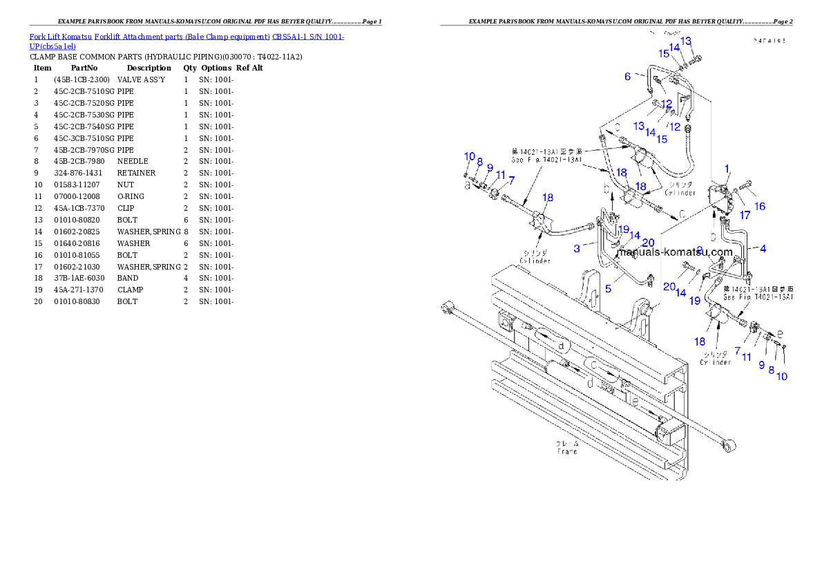 Protected: CBS5A1-1 S/N 1001-UP Partsbook