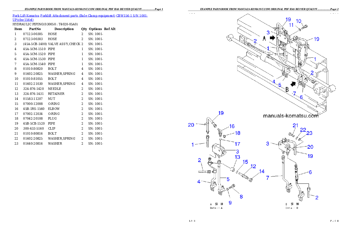 Protected: CBW156-1 S/N 1001-UP Partsbook