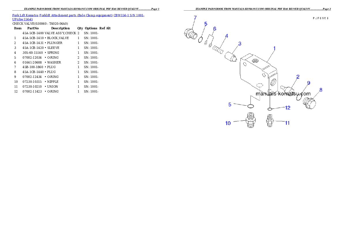 Protected: CBW156-1 S/N 1001-UP Partsbook