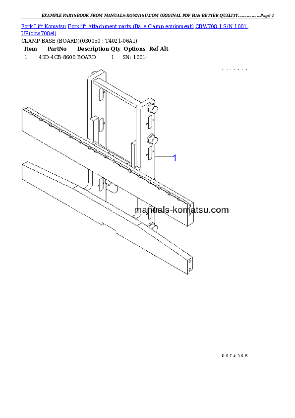 Protected: CBW708-1 S/N 1001-UP Partsbook