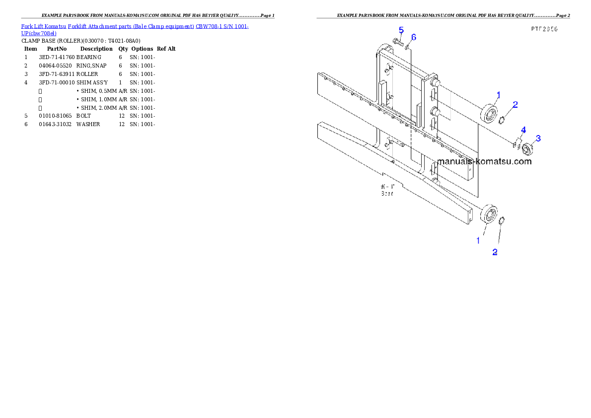 Protected: CBW708-1 S/N 1001-UP Partsbook