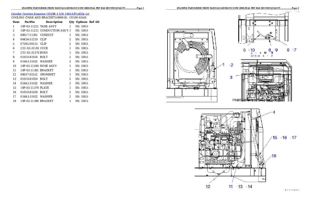 Protected: CD20R-1 S/N 1003-UP Partsbook