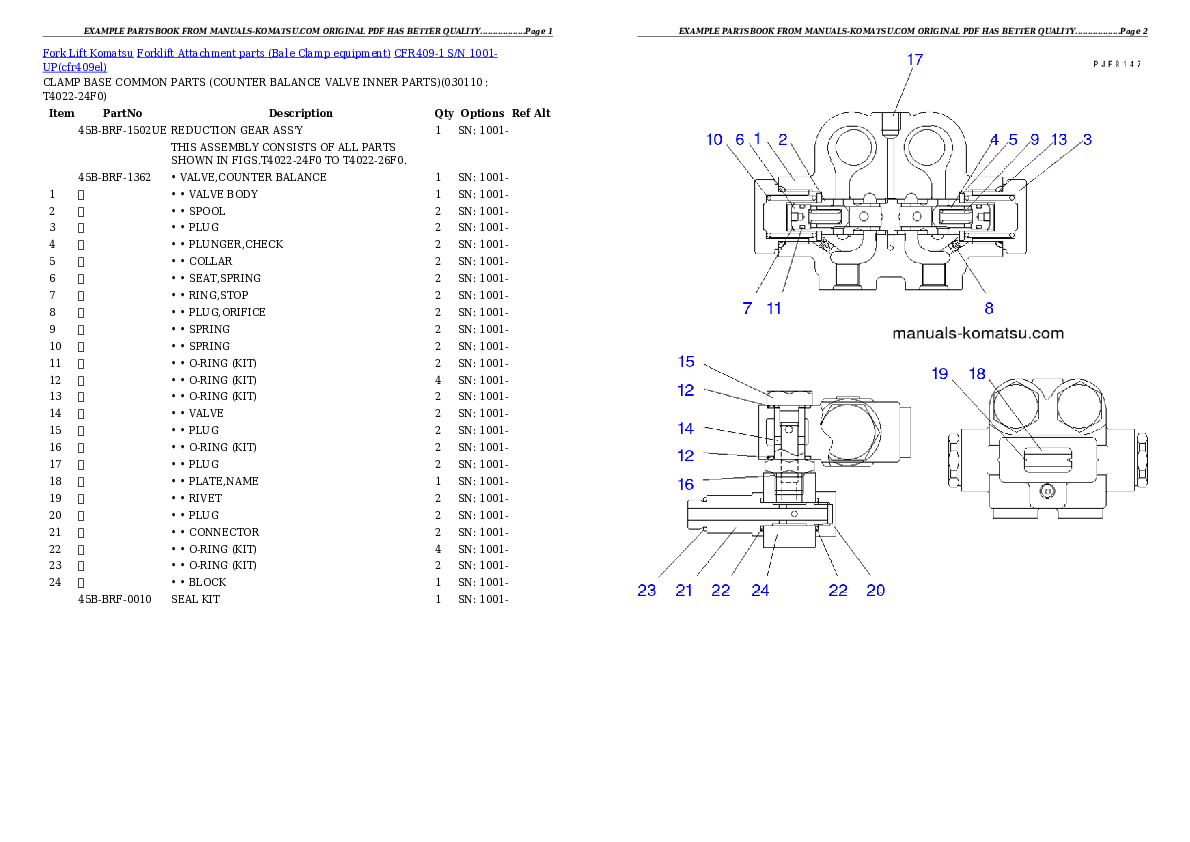 Protected: CFR409-1 S/N 1001-UP Partsbook