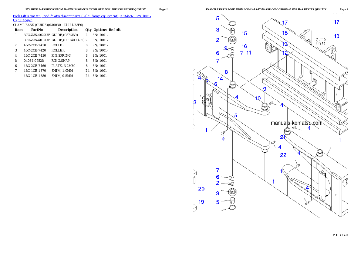 Protected: CFR459-1 S/N 1001-UP Partsbook
